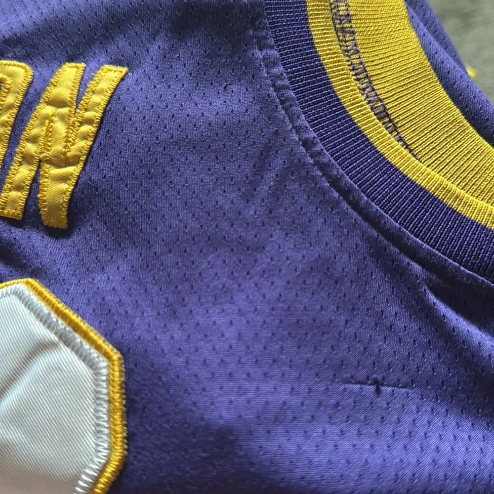 Nike Los Angeles Lakers Magic Johnson #32 Purple Classic Swingman vintage Jersey